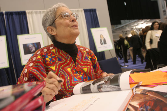 Photo - Paola Gianturco Signs Books