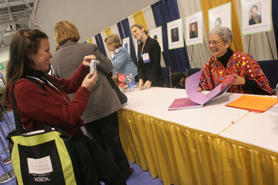 Photo - Paola Gianturco Signs Books